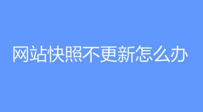 企業(yè)營銷型網(wǎng)站首頁快照更新慢的原因?